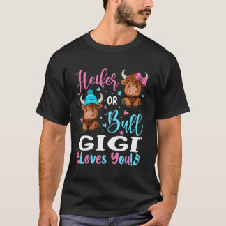 T-shirt Taureau ou Génisse Gigi Vous Aime Amoureux De Vach