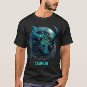 T-shirt Taureau Personnalisé Le Taureau Zodiaque Astrologi