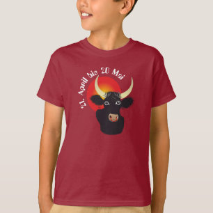 T-shirt Taureaux du 21 avril au 20 mai