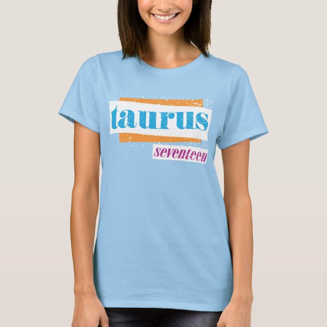 T-shirt Taurus Aqua (Devant)