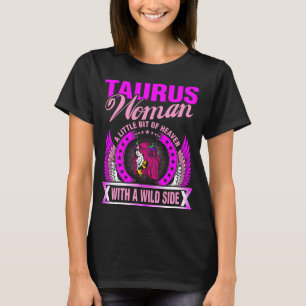 T-shirt Taurus Femme Un Petit Peu Ciel Avec Un Si Sauvage