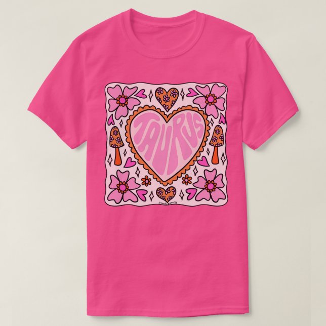 T-shirt Taurus Heart (Design devant)