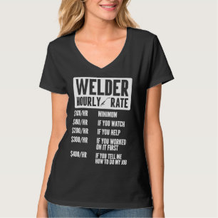 T-shirt Taux Horaire de Soudure Syndicat de Soudure Drôle