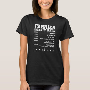 T-shirt Taux horaire du ferrier Forge forge forge forge fo