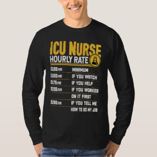 T-shirt Taux horaire infirmière USI infirmière en soins in