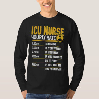 T-shirt Taux horaire infirmière USI infirmière en soins in