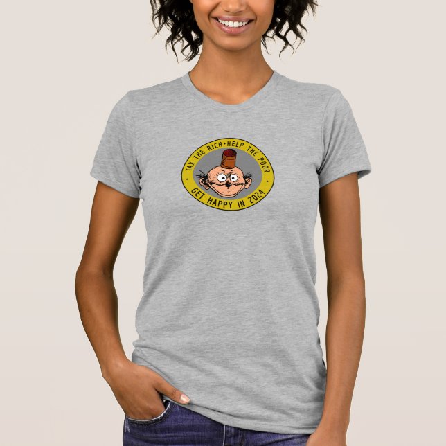 T-shirt "Taxer les riches, aider les pauvres en 20 (Devant)