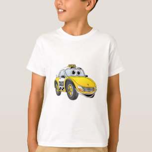 T-shirt Taxi Cab Cartoon