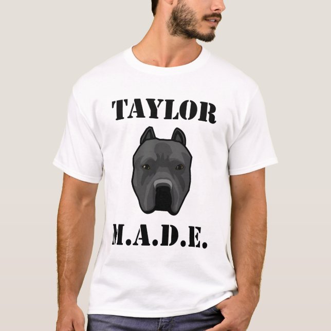 T - Shirt Taylors M.A.D.E. Pitbull (Vorderseite)