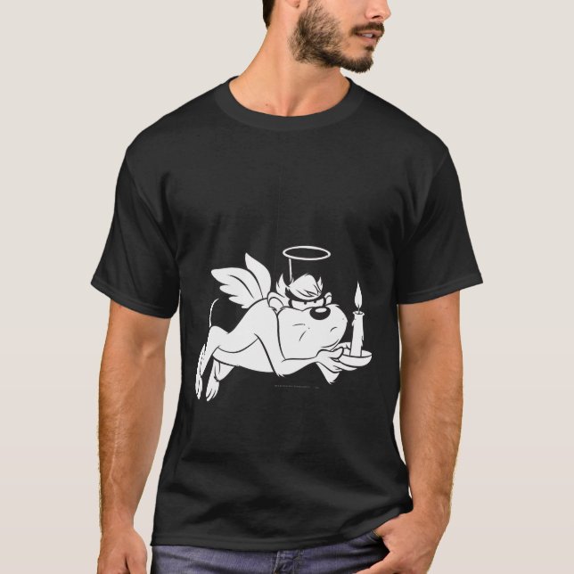 T-shirt TAZ™ Ange tenant une bougie (Devant)