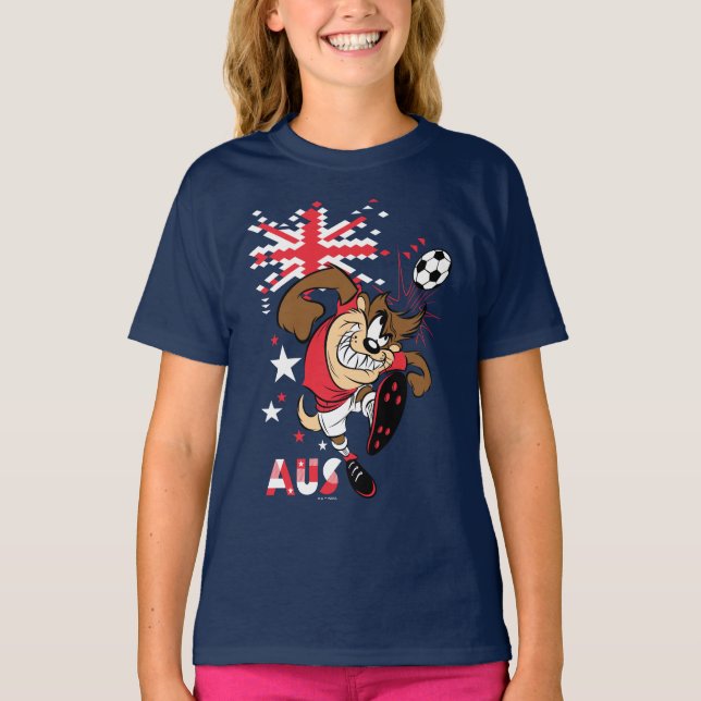 T-shirt TAZ™ Team Australia Soccer Graphic (Devant)
