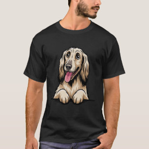 T-shirt Tazi Baluchi artistique à odeur Afghan Hound