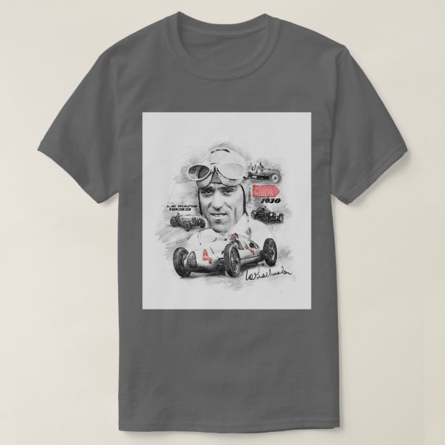 T-shirt Tazio Nuvolari  (Design devant)
