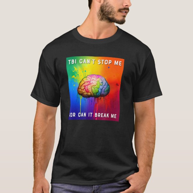 T-shirt TBI Strong  Traumatic Brain Injury 3 (Devant)