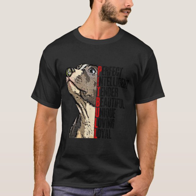T-shirt Tbull Perfect Intelligent Tender Beautiful Unique  (Devant)