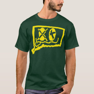 T-shirt Tc Yeux Connecticut Grunge Sourire Visage noir dos