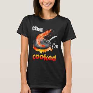 T-shirt Tchat Je Suis Cuit Drôle Pour Hommes Femmes 