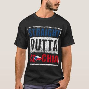 T-shirt Tchécoslovaquie Straight Outta Tchécoslovaquie