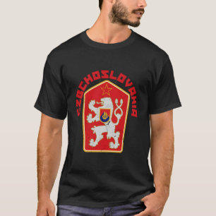 T-shirt Tchécoslovaquie Tchèque Slovaquie Europe centrale 
