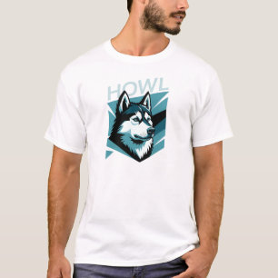 T-shirt Tchiot husky sibérien – Chien loup arctique