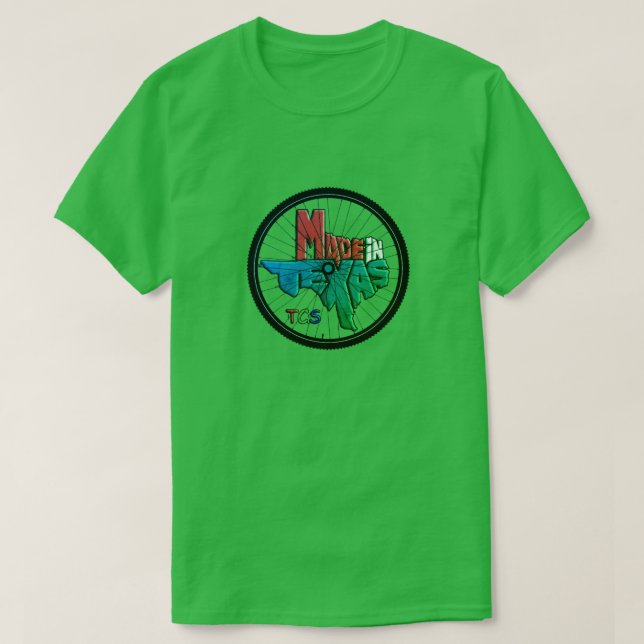 T-shirt TCS Texas Green (Design devant)