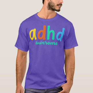 T-shirt TDAH fantastique amusant Inspirationnel Hommes Mot