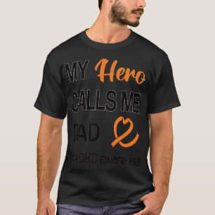 T-shirt TDAH Papa Attention Déficit de sensibilisation