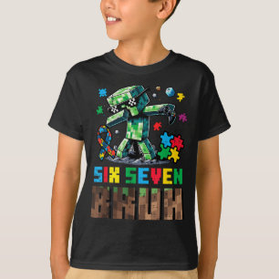 T-shirt TDAH Pixel Six Sept Frère Dab de Sensibilisation J