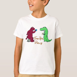T-shirt Tea Party Dinosaur T-Rex Tea Tea Tea Tea Tea Party
