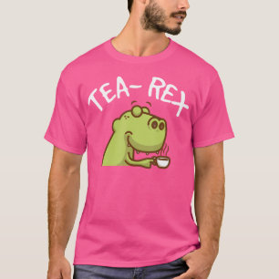 T-shirt Tea Rex Shirt - Tea Time Dinosaur Tyrannosaurus