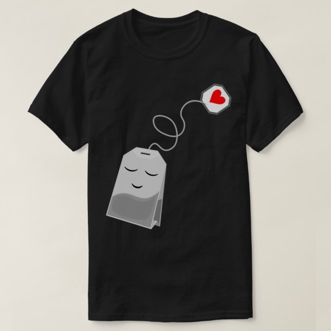 T-shirt Tea Time Funny Tea Cup (Design devant)