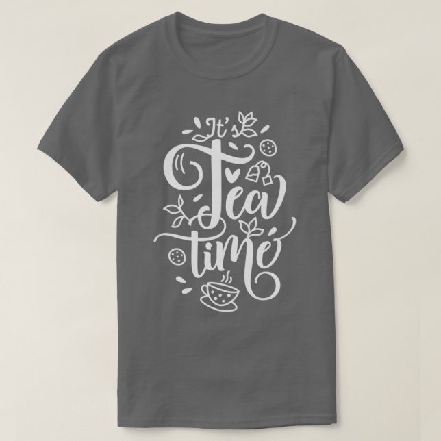 T-shirt Tea Time Funy Design (Design devant)