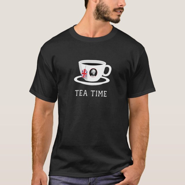T-shirt Tea Time Queen Elizabeth II UK Memoriam 1926 202 (Devant)