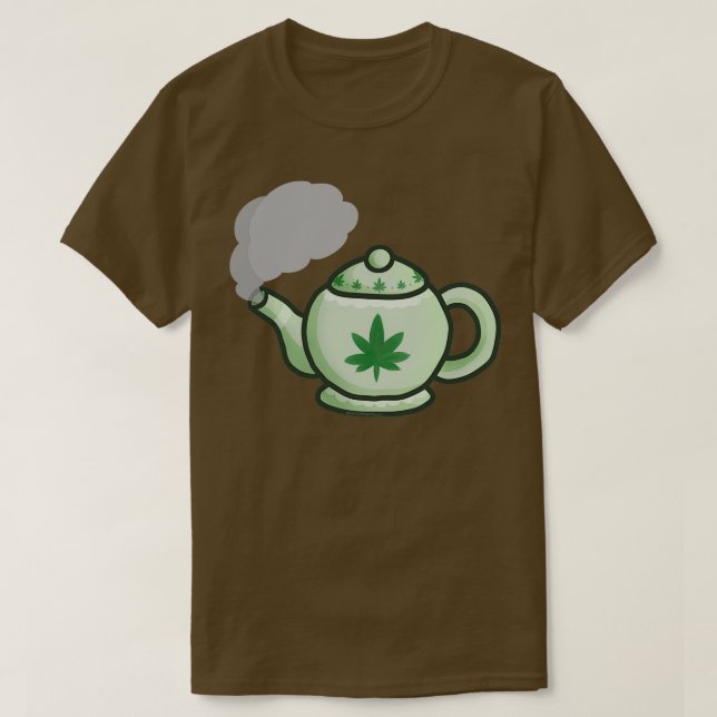 T-shirt Tea vert POT Pas d'écriture (Design devant)