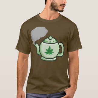 T-shirt Tea vert POT Pas d'écriture