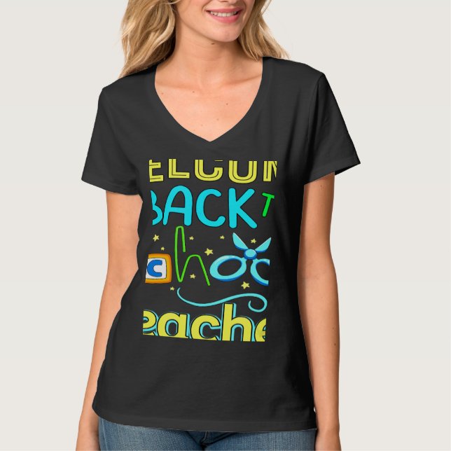 T-shirt Teacher 1st Day Teacher Student KiD Ready To Dive  (Devant)