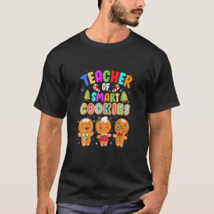 T-shirt Teacher Cute Gingerbread Cookies Men Wom