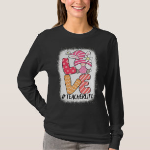 T-shirt Teacher Cute Gnome Bunny Amour Pâques Fête chrétie