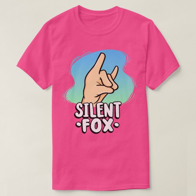 T-shirt Teacher Silent Fo For Quiet Student In Class Premi (Design devant)