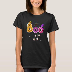 T-shirt Teacher Squad Retro Halloween Boo