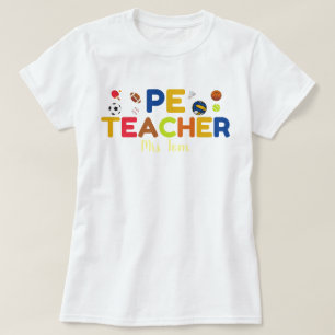T-shirt Teacher Tshirt, éducation physique