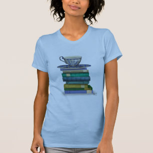 T-shirt Teacup et livres