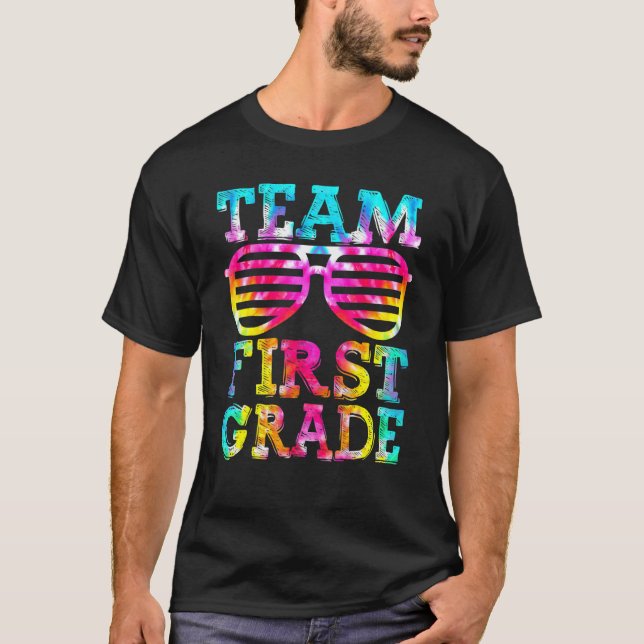 T-shirt Team 1st Grade Squad First Teacher Student Back To (Devant)