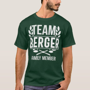 T-shirt Team Berger Froud Membre Berger Famille