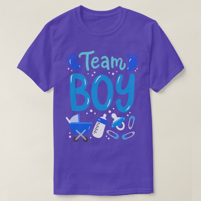 T-shirt Team Boy Gender Reveal 2 (Design devant)