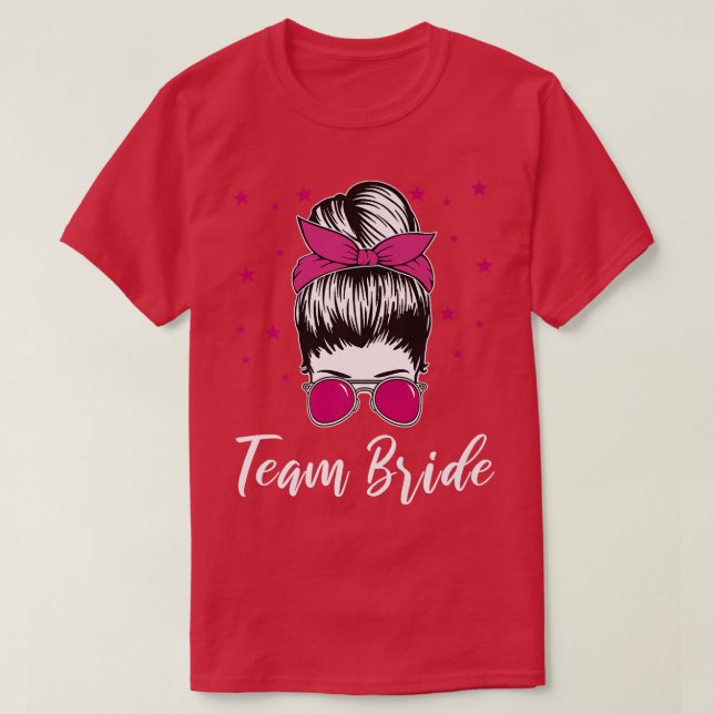T-shirt Team Bride Bachelorette Party Premium (Design devant)