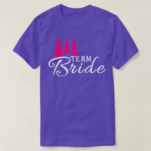 T-shirt Team Bride Team Bride Bachelorette Party 7 (Design devant)