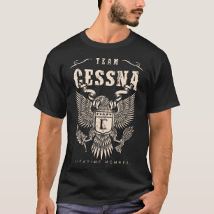 T-shirt TEAM CESSNA Membre à vie.