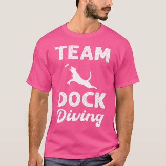 T-shirt Team Dock Plongée Canine Water Sport Dog Dock Divi
