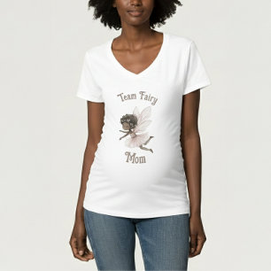 T-Shirt "Team Fairy Mom" für Baby Shower